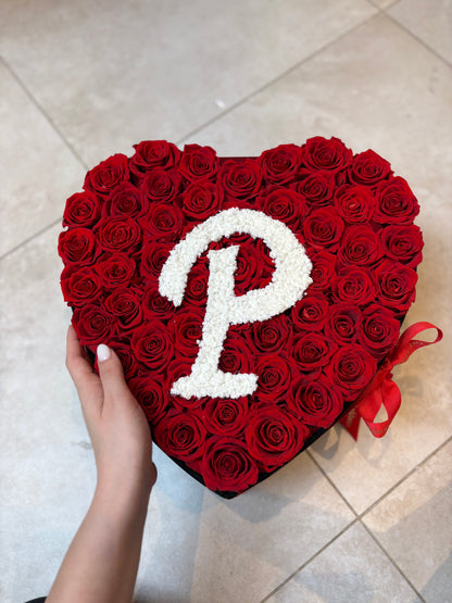 Velvet Heart - 50 roses